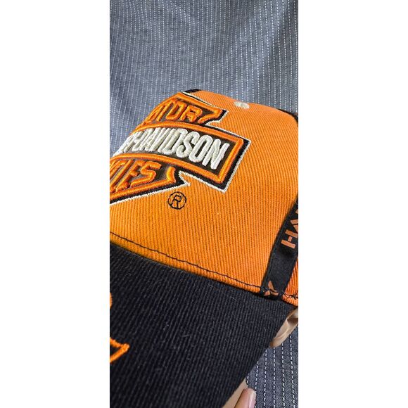 Vintage Harley Davidson “Top Of The Line” Spellout Hat-Rare - Picture 8 of 10
